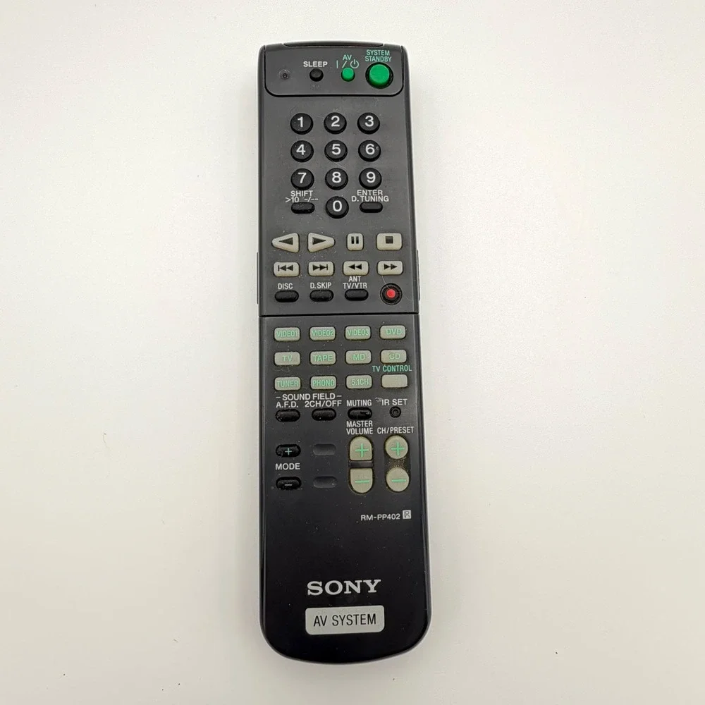 Sony AV System Remote Control RM-PP402 Receiver Controller Power Tested